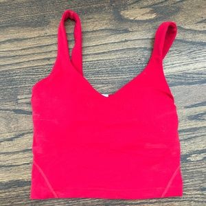 Lulu Lemon Lunar New Year Red Align Tank